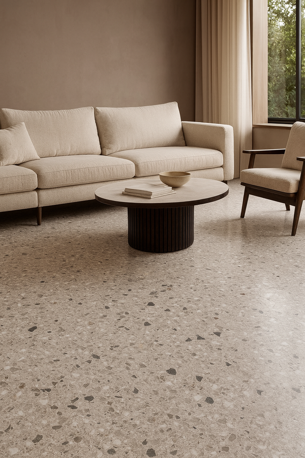 Terrazzo Light Grey A/S